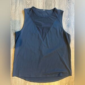 Navy Sleeveless Top